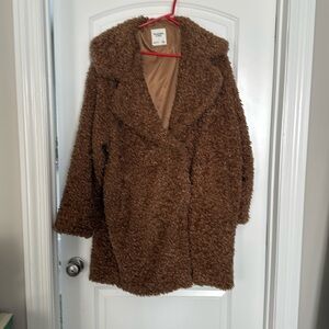 Abercrombie & Fitch teddy bear coat